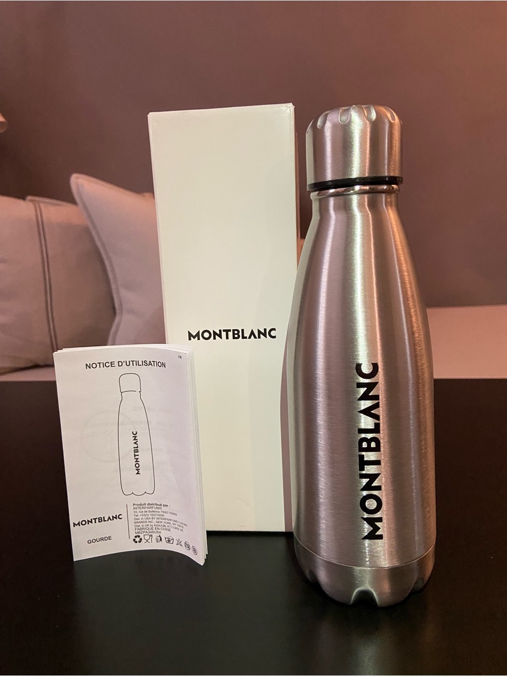 MONTBLANC Water Bottle Insulated Metal Bottle 500ml NEW!